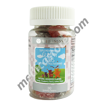 Wellness Gummy Kids Tablet Kunyah 30's