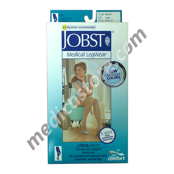 JOBST MEDICAL LEGWEAR ULTRASHEER NATURAL COLOUR 15-20 mmHg WAIST CT Ukuran L