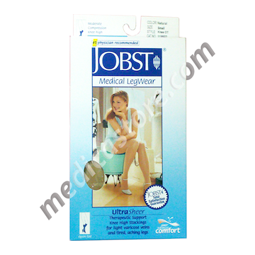 JOBST MEDICAL LEGWEAR ULTRASHEER NATURAL COLOUR 15-20 mmHg KNEE OT Ukuran S