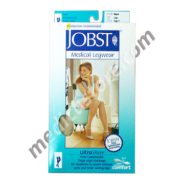 JOBST MEDICAL LEGWEAR ULTRASHEER NATURAL COLOUR 20-30 mmHg THIGH CT Ukuran L