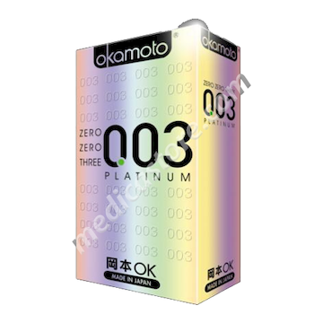 OKAMOTO 003 PLATINUM CONDOM 10'S