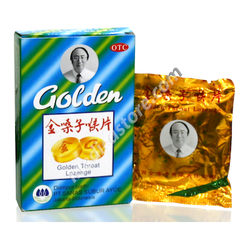 GOLDEN THROAT LOZENGES 20'S