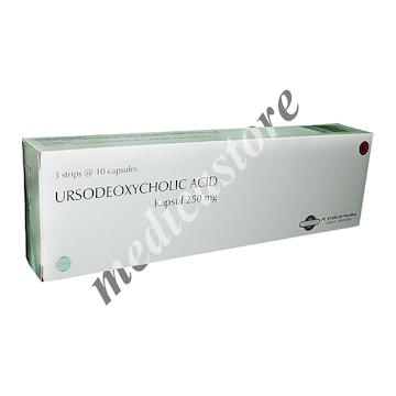 URSODEOXYCHOLIC ACID KAPSUL 250MG  