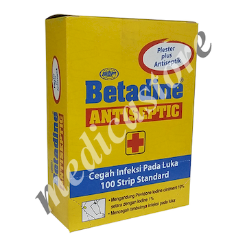 BETADINE PLESTER ANTISEPTIC 100'S