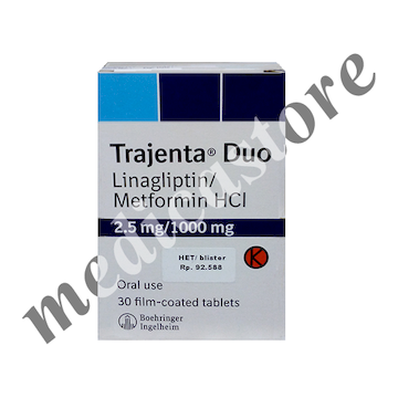 TRAJENTA DUO TABLET SALUT SELAPUT 2.5 MG/1000 MG 