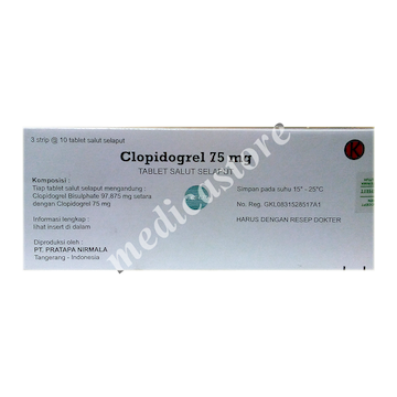 CLOPIDOGREL TABLET 75 MG  