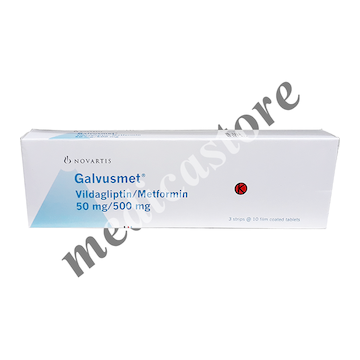 Galvusmet 50 mg/500 mg Tablet 