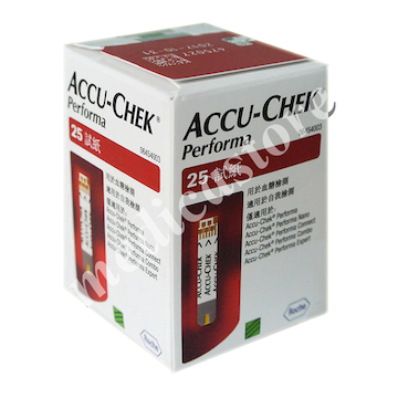 ACCU CHEK PERFORMA STRIP 25's