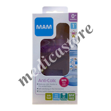 MAM BOTOL ANTI COLIC PURPLE 160 ML 