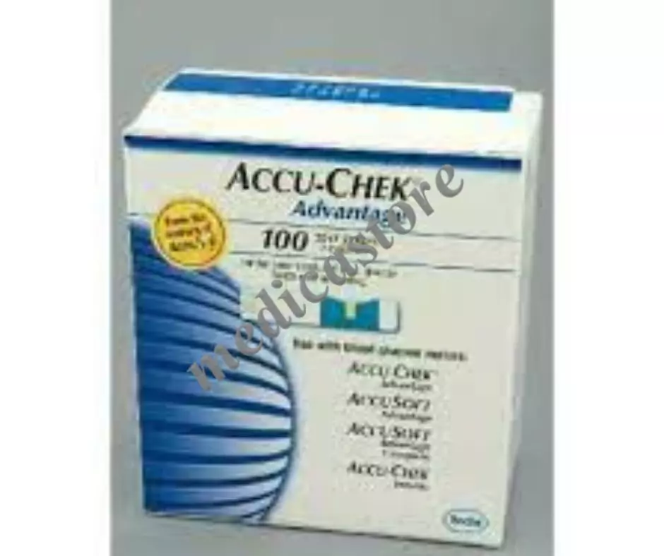 ACCU CHEK ADVANTAGE GLUCOSE  STRIP @100