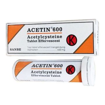 Acetin 600 Effervescent Tablet