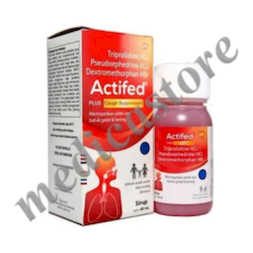 Actifed Plus Cough Suppressant Sirup 60 ml