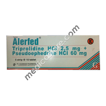 Alerfed Tablet 60 Mg/2.5 MG