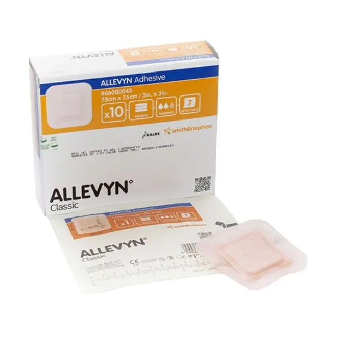 ALLEVYN ADHESIVE 12.5 x 12.5 cm