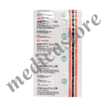 AMOXICILLIN KAPLET 500 MG