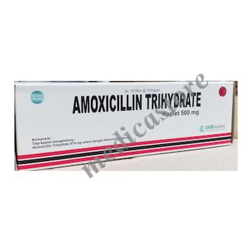Amoxicillin Kaplet 500 MG