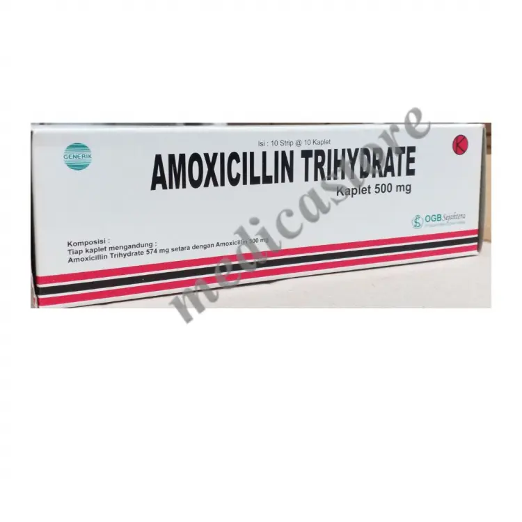 AMOXICILLIN KAPLET 500 MG