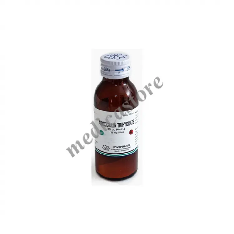 AMOXICILLIN DRY SYRUP 125MG/5ML 60 ML