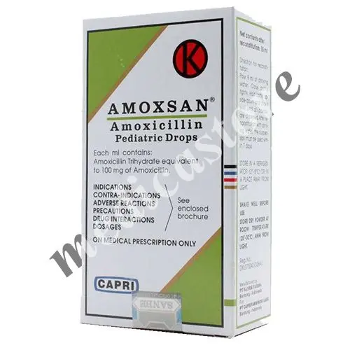 AMOXSAN PEDIATRIC DROPS 100MG/ML 15ML