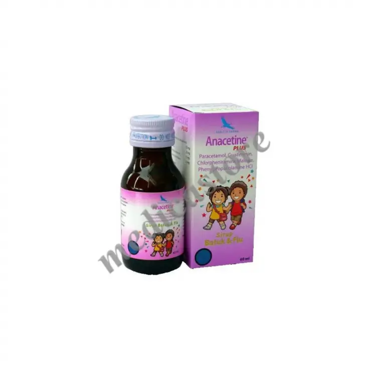 ANACETINE PLUS SYRUP 60 ML