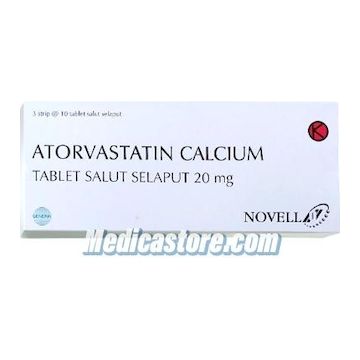 Atorvastatin 20 MG Tablet Salut Selaput