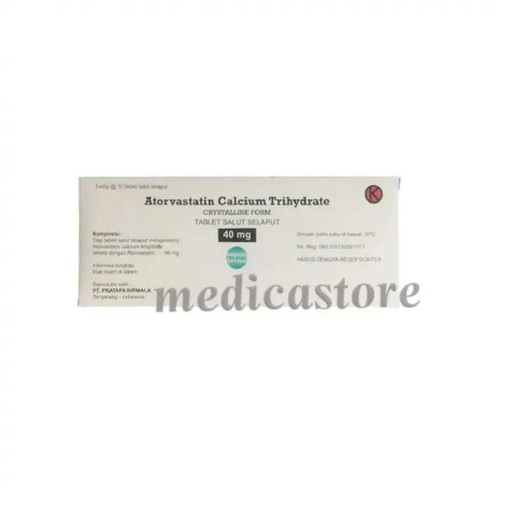 ATORVASTATIN TABLET 40 MG