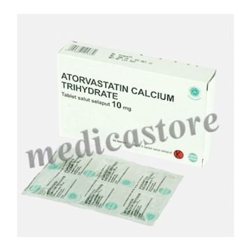 Atorvastatin 10 MG Tablet Salut Selaput