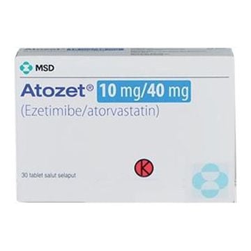 Atozet Tablet Salut Selaput 10 Mg/40 MG