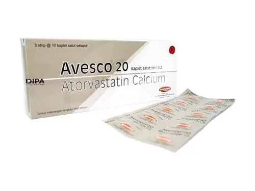 AVESCO KAPLET 20 MG