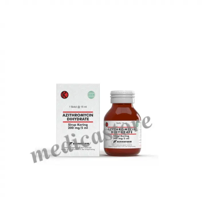 AZITHROMYCIN DRY SYRUP 200 MG/5 ML