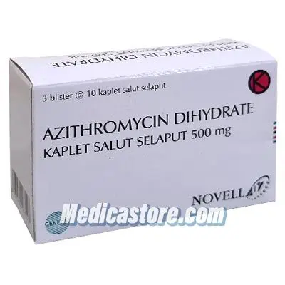 AZITHROMYCIN KAPLET 500 MG  