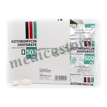 Azithromycin Dyhidrate Film Caplet 500 MG