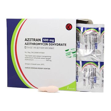 Azitran Kaplet Salut Selaput 500 MG