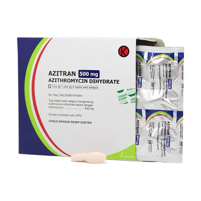 AZITRAN KAPLET SALUT SELAPUT 500 MG