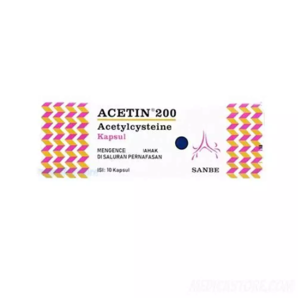 Acetin 200 mg Kapsul