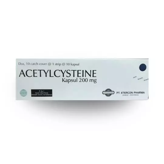 Acetylcysteine 200 mg Kapsul