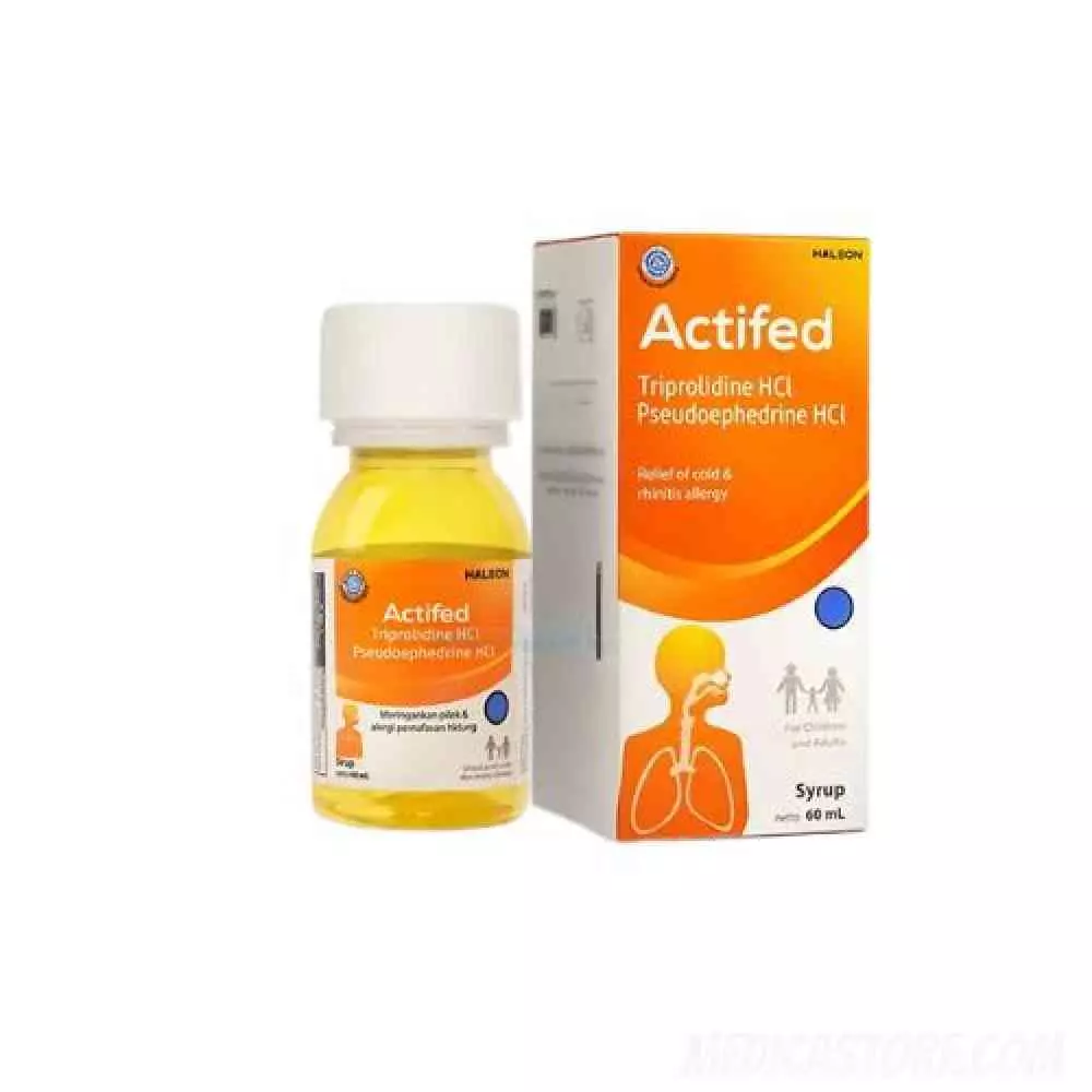 Actifed Sirup 60 ml (Kuning)
