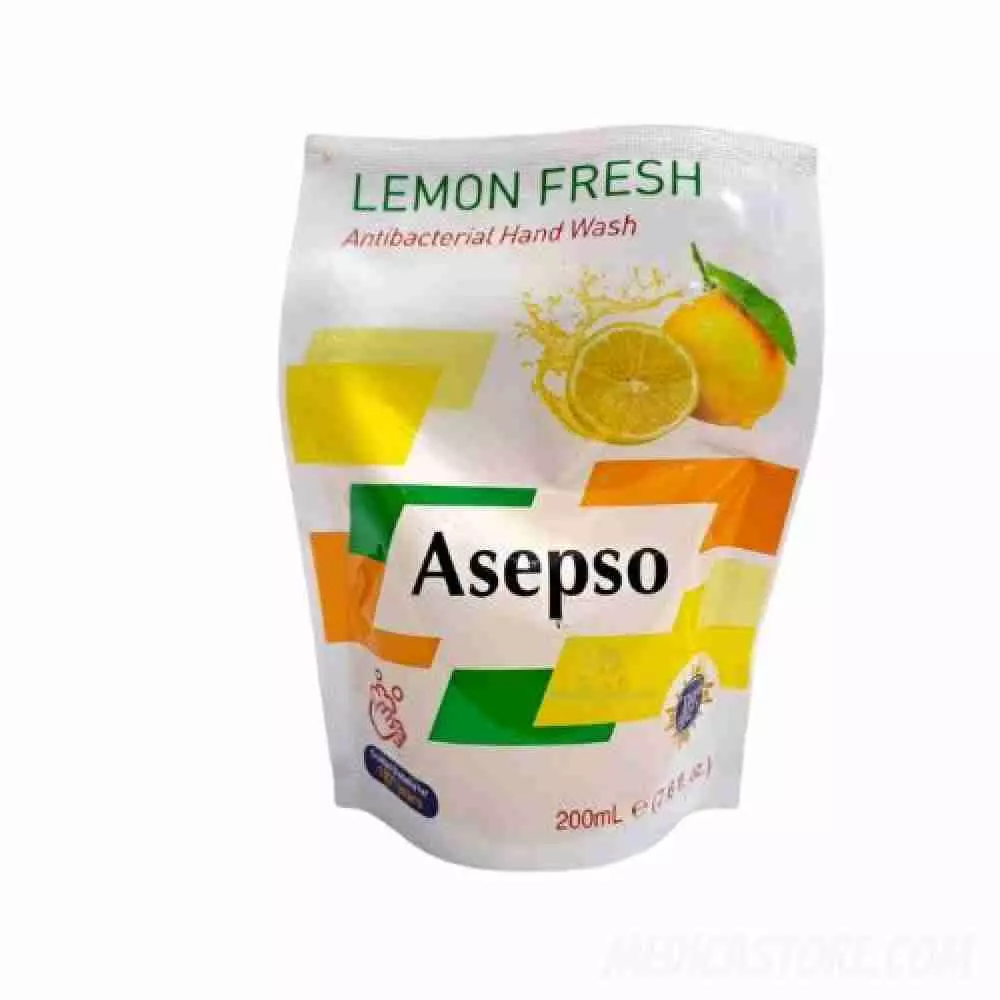 Asepso Hand Wash Refill Lemon Fresh 200 ml 