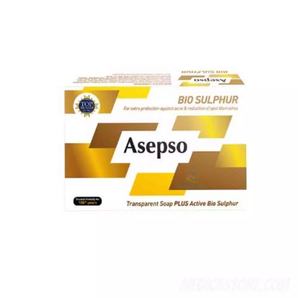 Asepso Transparent Soap Bio Sulphur 100 gr