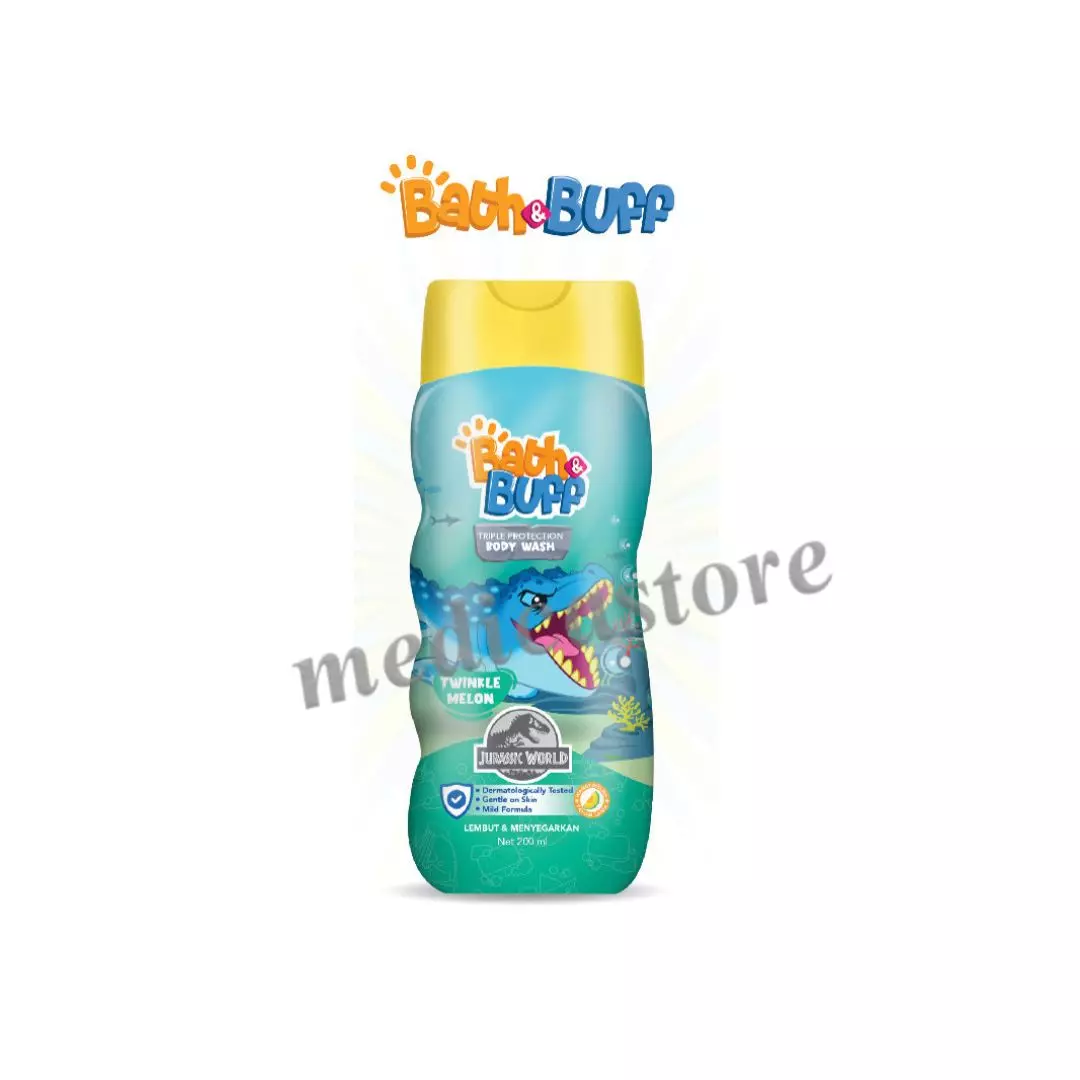 BATH & BUFF BODY WASH-T. MELON 200ML