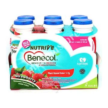Nutrive Benecol Strawberry 100 ML 6's