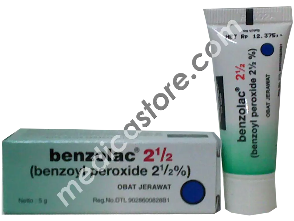 Benzolac 2,5 % Gel 5 g