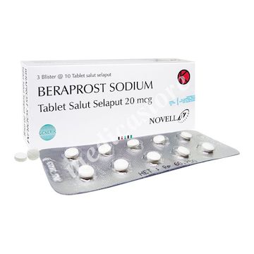 Beraprost Sodium 20 Mcg Tablet