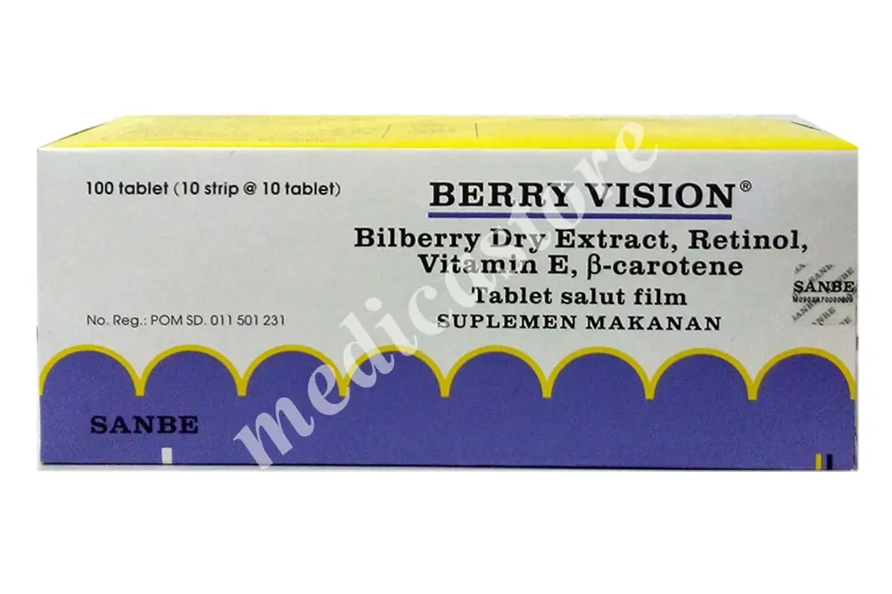 BERRY VISION TABLET 100'S