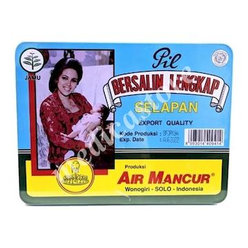 Bersalin Lengkap Selapan Pil Kaleng