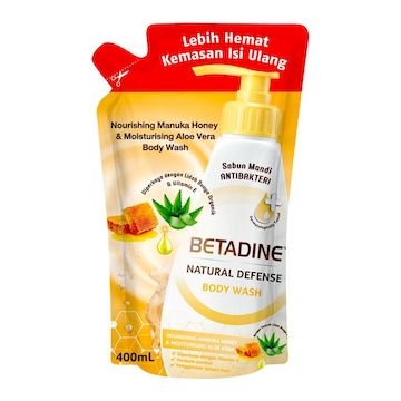 Betadine Body Wash Honey Poc 400ml