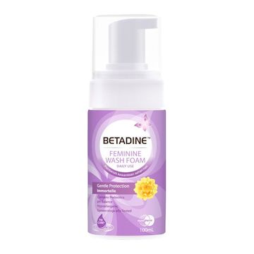 Betadine Feminine Wash Foam Gentle 100ml
