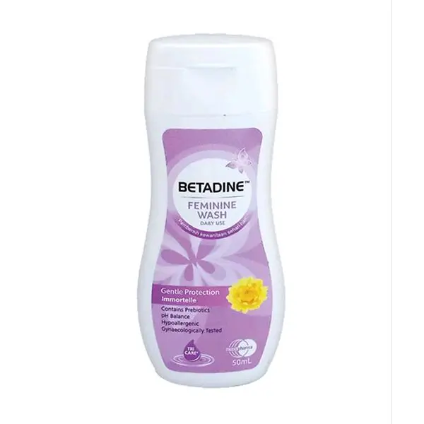 BETADINE FEMININE WASH LIQUID GENTLE 50ML