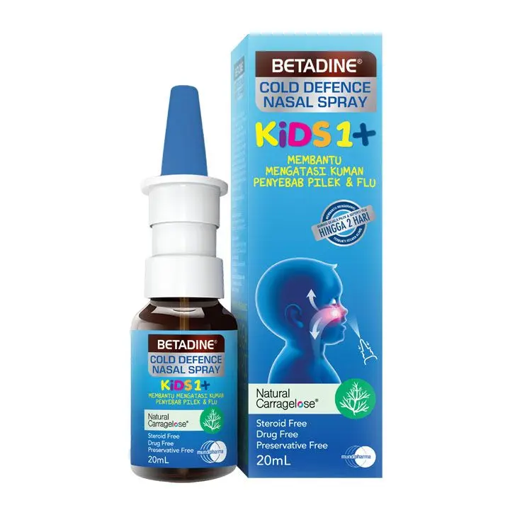 BETADINE KIDS COLD DEFENSE NASAL SPRAY 1'S