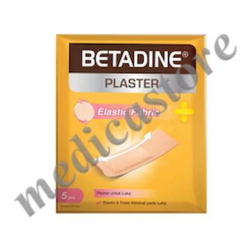 BETADINE PLESTER ELASTIC FABRIC 5'S